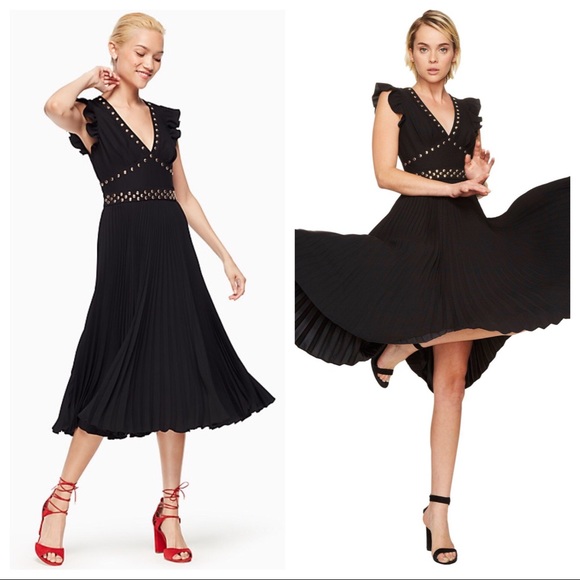 kate spade pleated dress
